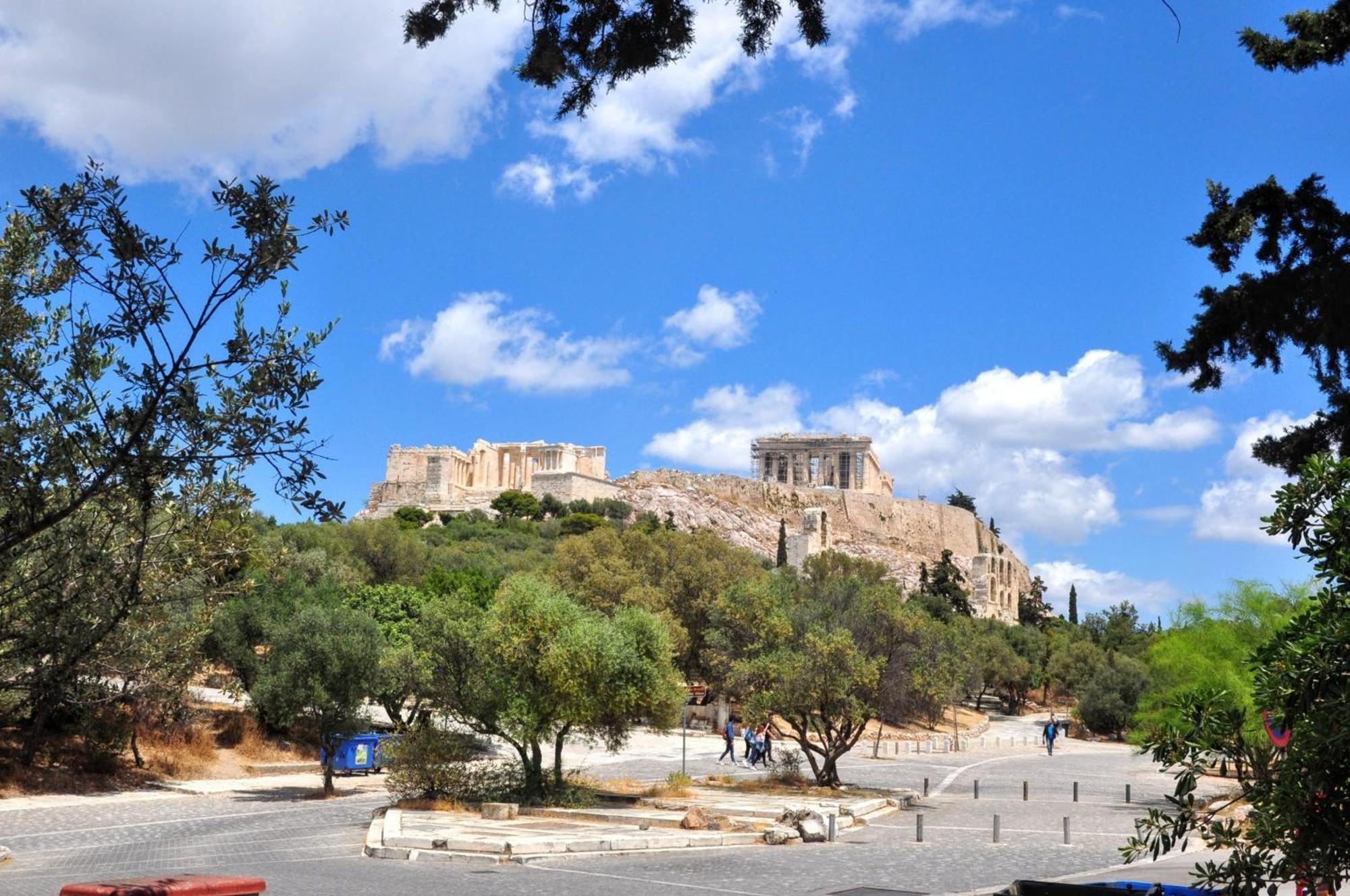 Wonderful Apartment In Acropolis Atenas Exterior foto